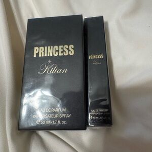 NIB Princess By Kilian Perfume Eau De Parfum set 50 ml AND travel spray 10ml